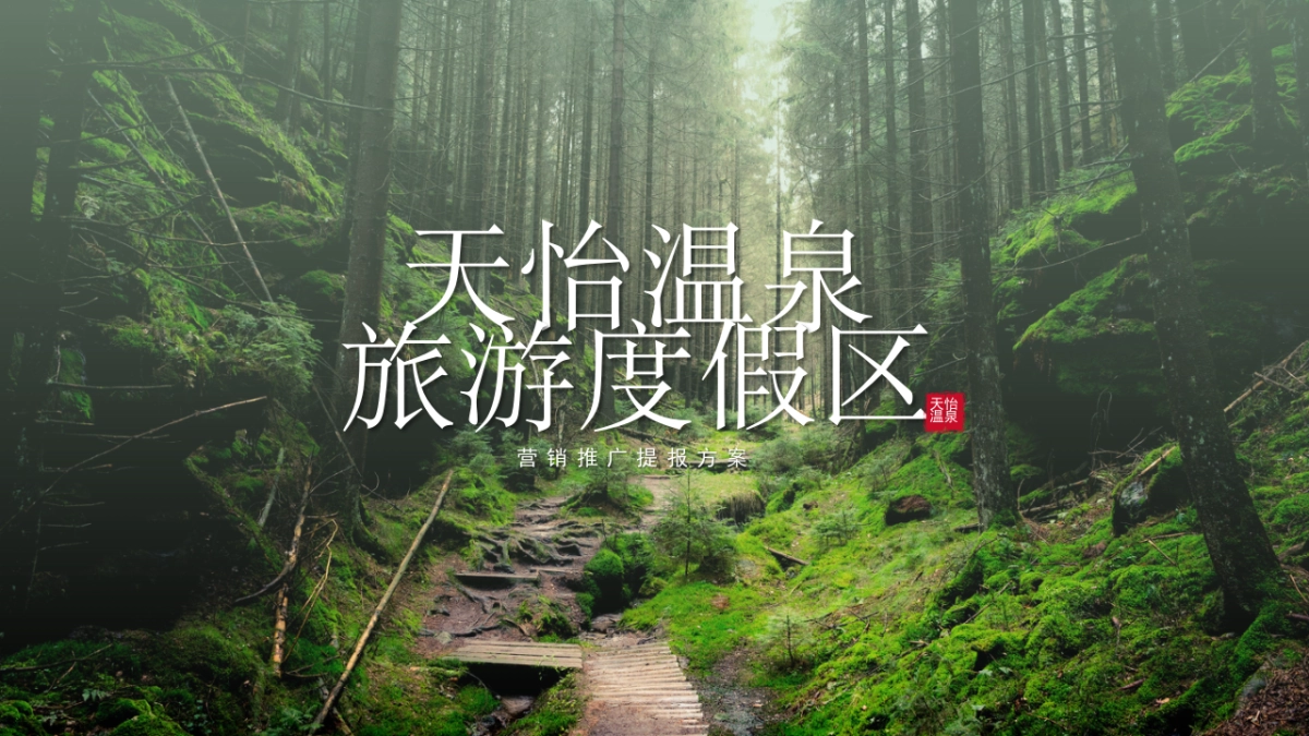 温泉旅游度假区营销推广提报方案_第1页