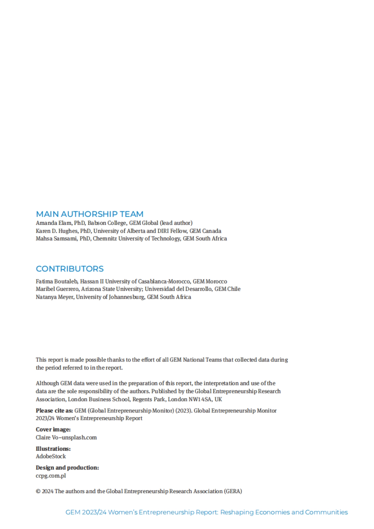 2023-2024年全球女性创业观察报告:重塑经济与社区_第2页