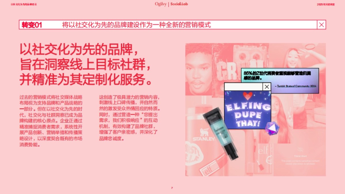 以社交化为先的品牌建设报告-2025年关键转变_第7页