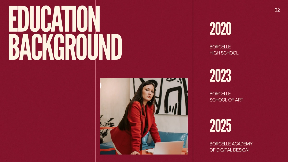 PPT模板（红色 时尚）_第4页