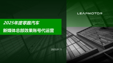 2025年度零跑汽车新媒体总部效果账号代运营案