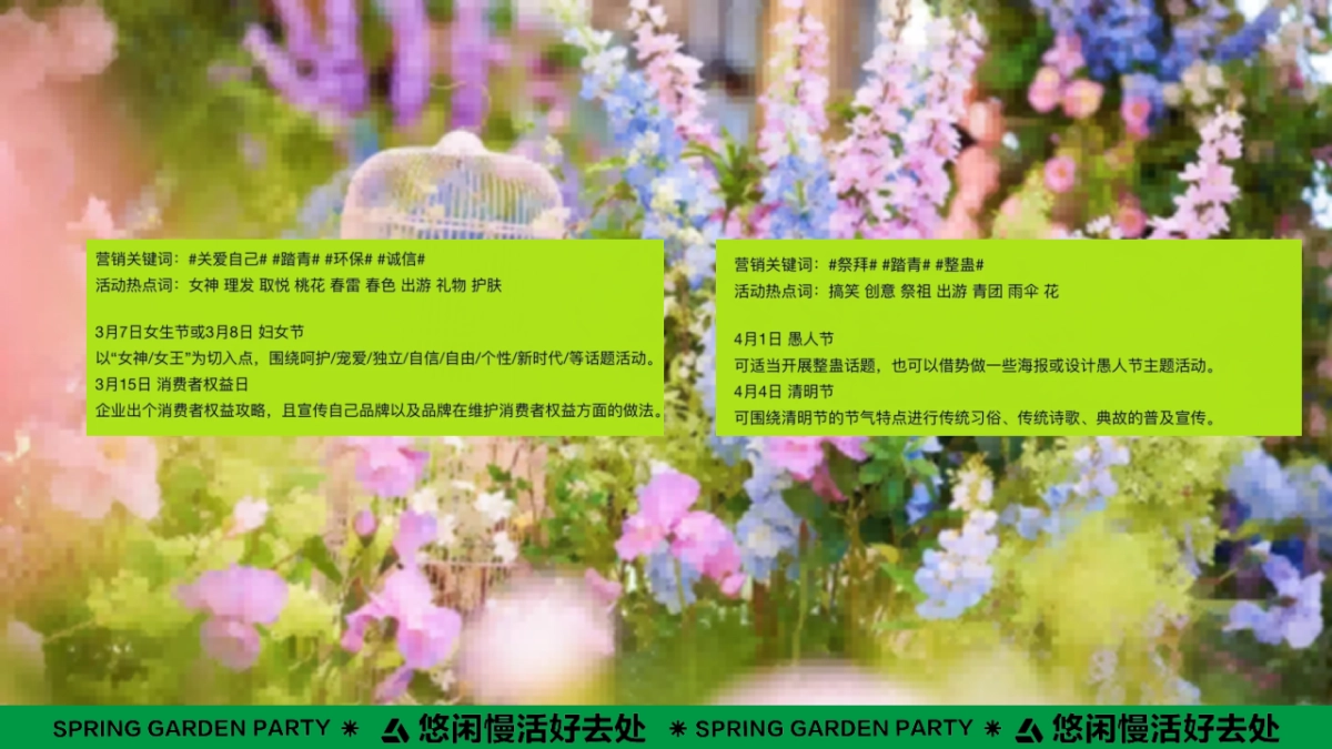 商业购物中心春季3-4月双月营销「春日新聚场主题」活动策划方案_第4页