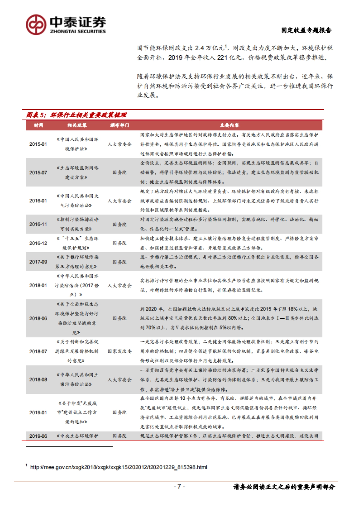 【中泰证券】固定收益专题报告:环保债券深度梳理_第7页