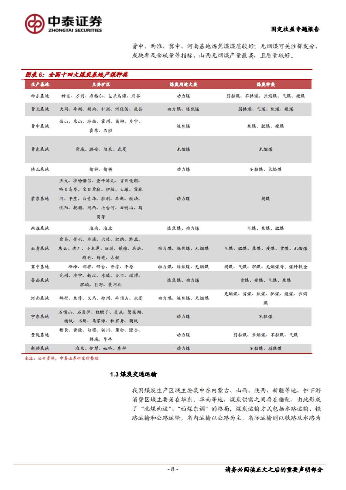 【中泰证券】固定收益专题报告：煤炭债券深度梳理_第8页
