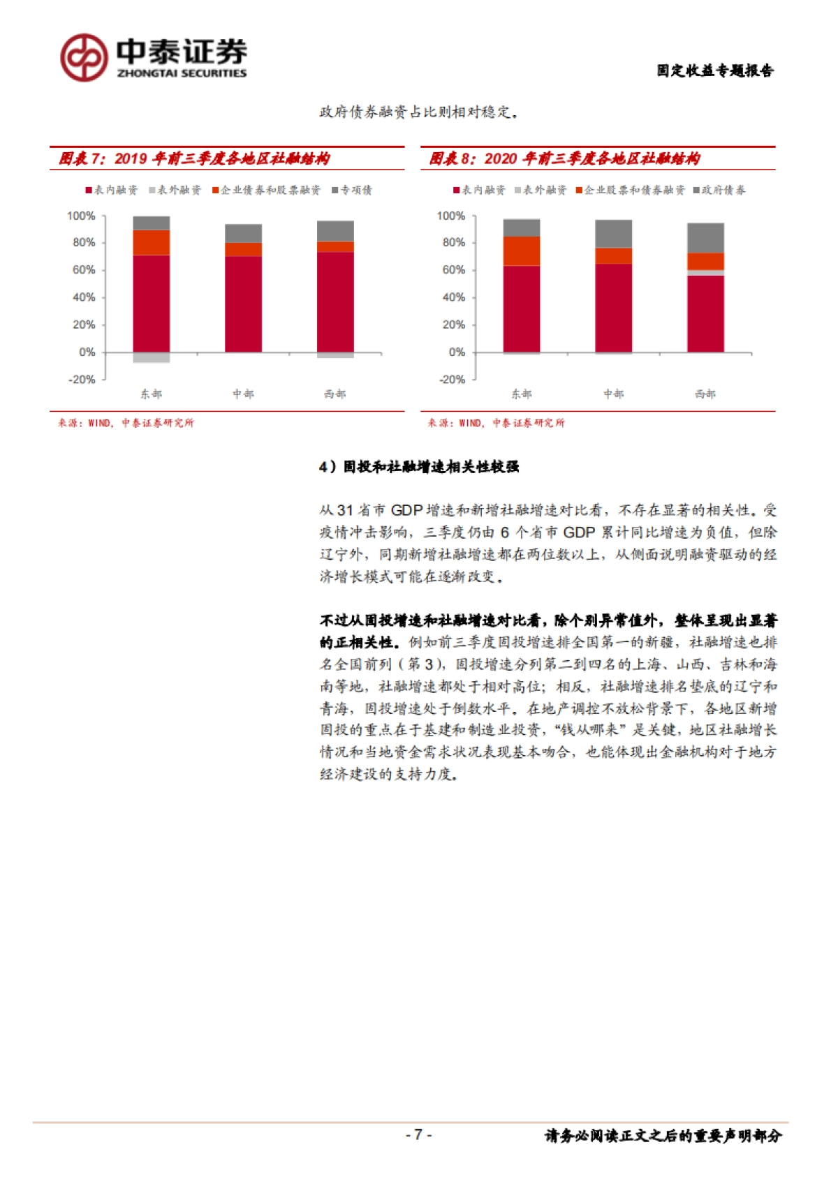 【中泰证券】固定收益专题报告：哪些地区社融高？_第7页