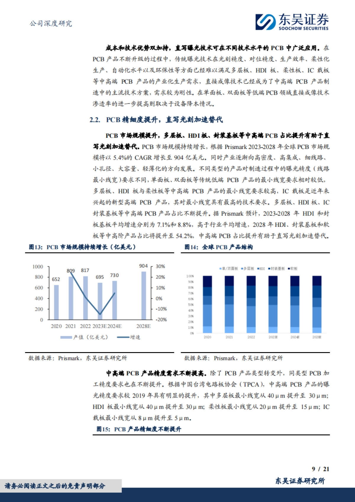 【东吴证券】直写光刻龙头，半导体接力PCB持续成长_第9页