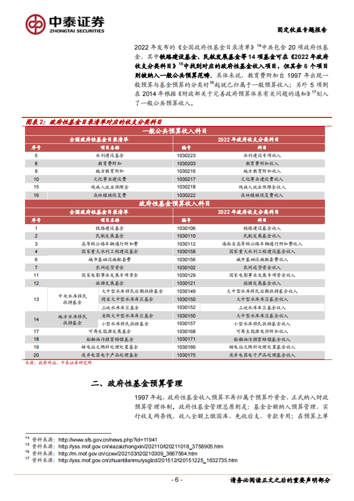 【中泰证券】财政分析手册:基金预算篇_第6页