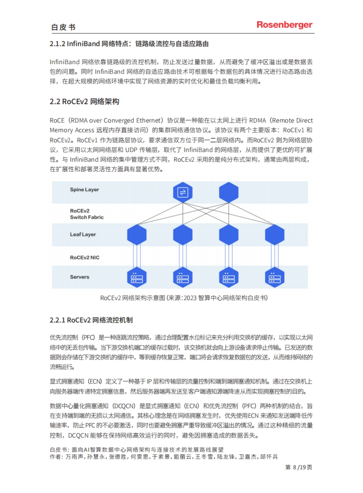 2024面向AI智算数据中心网络架构与连接技术的发展路线展望白皮书-罗森伯格_第8页
