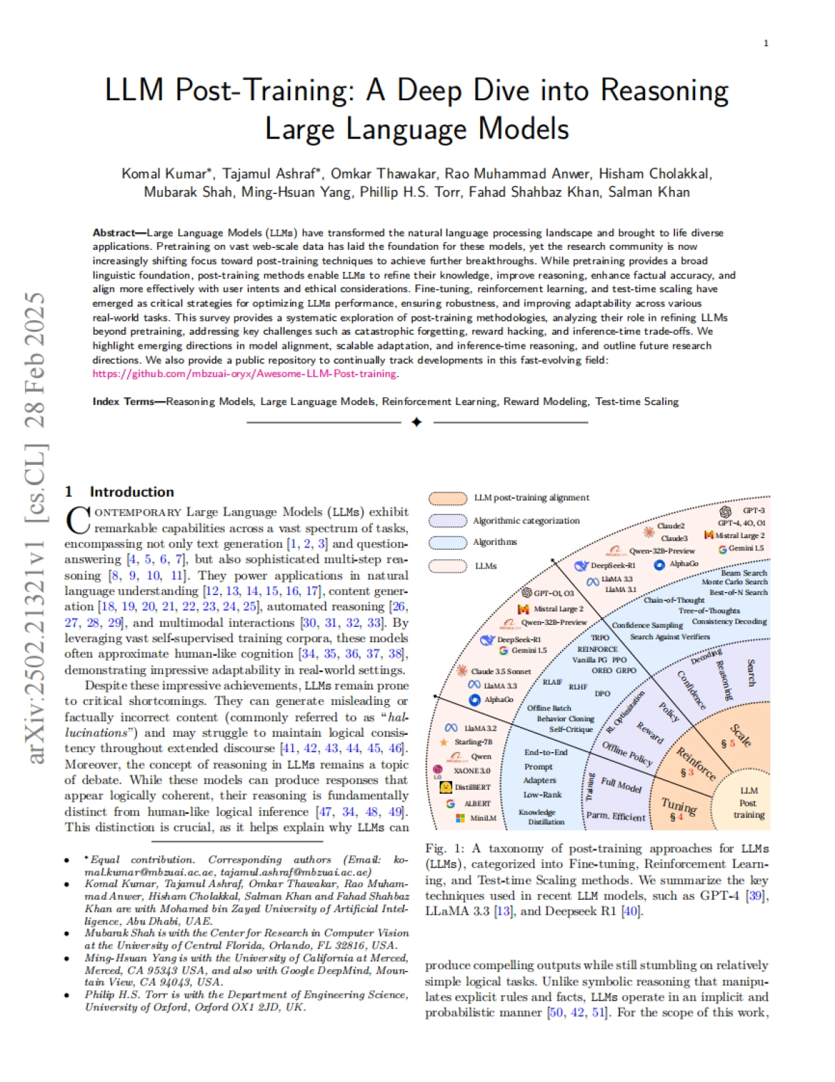 大语言模型的后训练：深入探究推理（英文版）_第1页