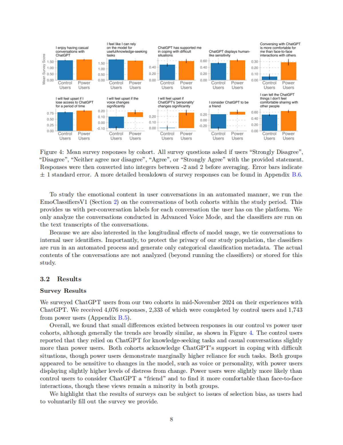 探究ChatGPT的情感化使用及其对用户情绪健康的影响_第8页