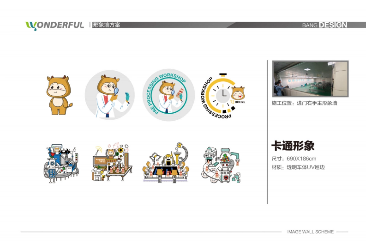 万家宝企业公司走廊企业文化形象墙方案_第9页