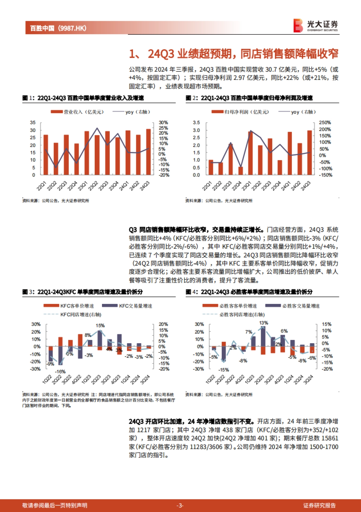 百胜中国（09987）：创新增长策略成效显著，股东回馈再加码_第3页