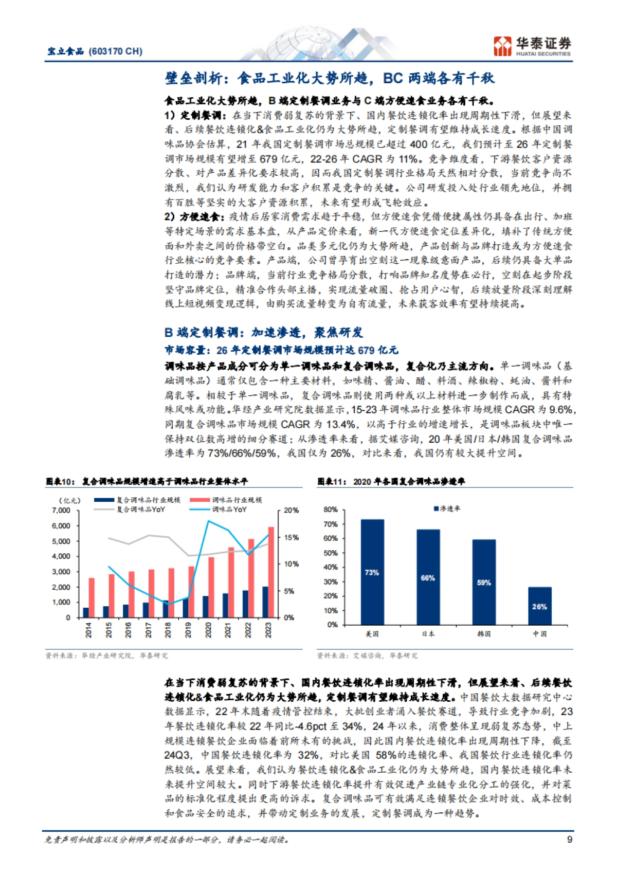 宝立食品（603170）：餐调龙头，攻守兼备_第9页