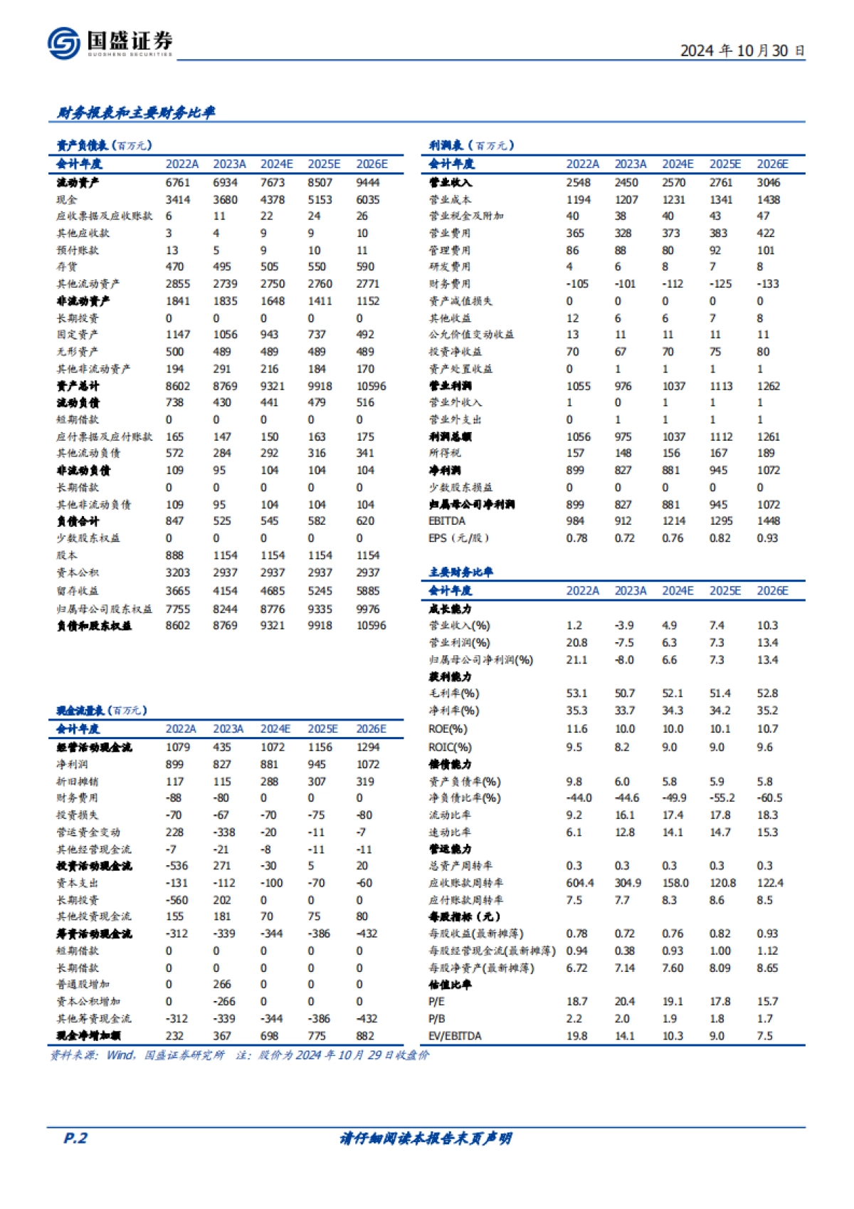 涪陵榨菜（002507）：动销环比改善，成本红利兑现_第2页