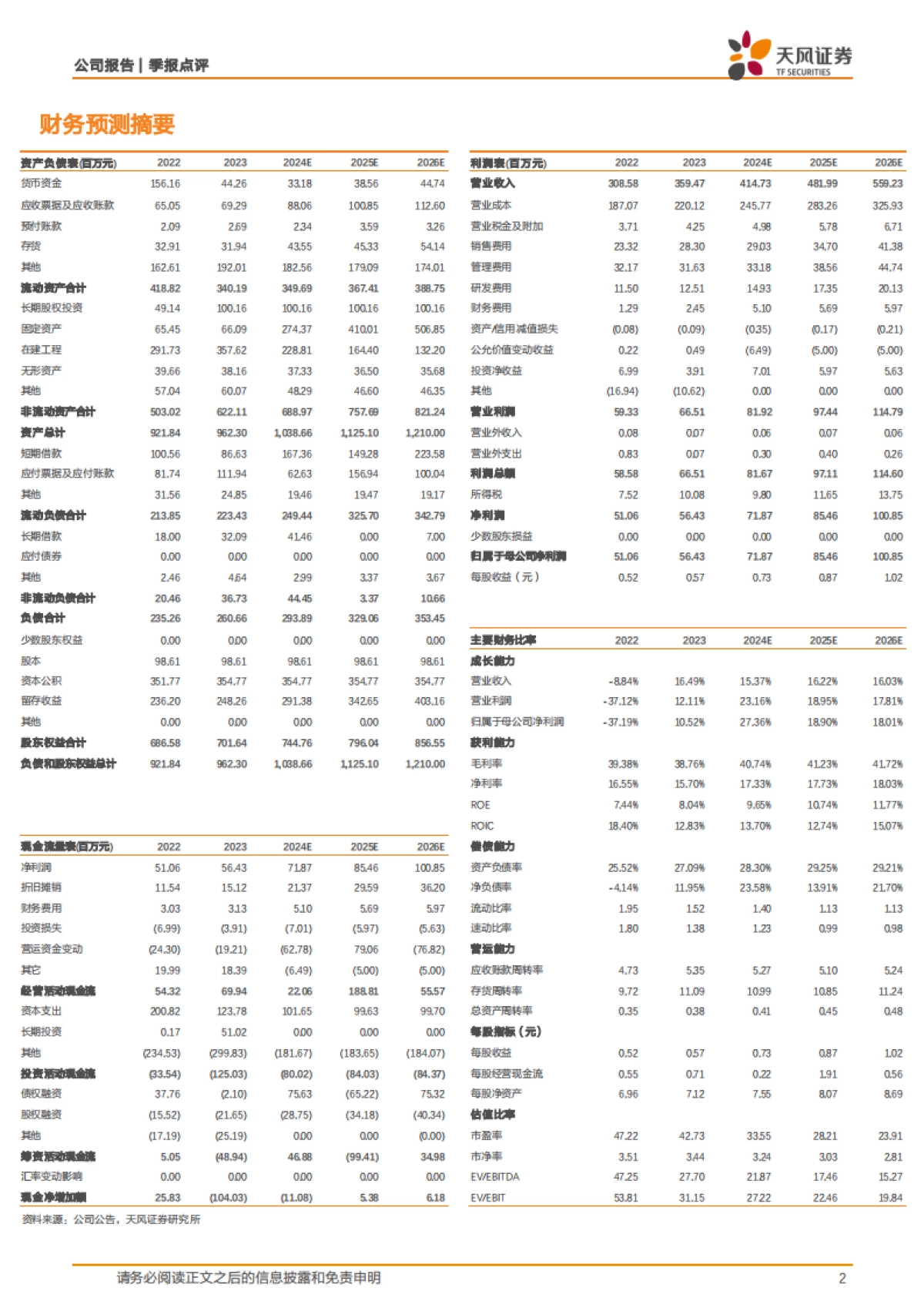 日辰股份（603755）：餐饮保持高增，降费提升盈利能力_第2页