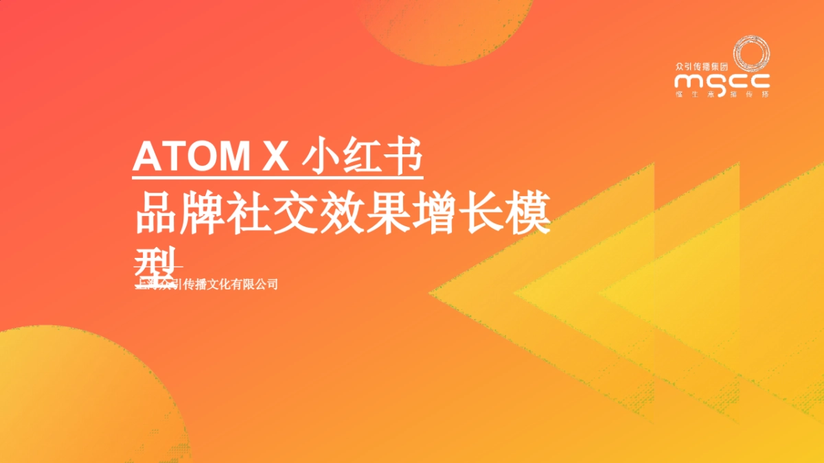 小红书种草ATOM方法论-品牌社交效果增长模型_第1页