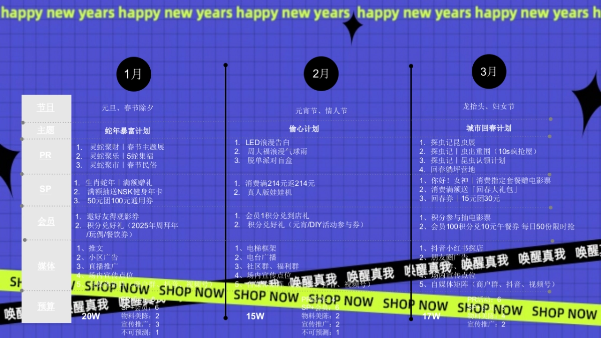 商业购物中心一季度「乐活唤醒 焕然一新主题」春季活动策划方案_第2页