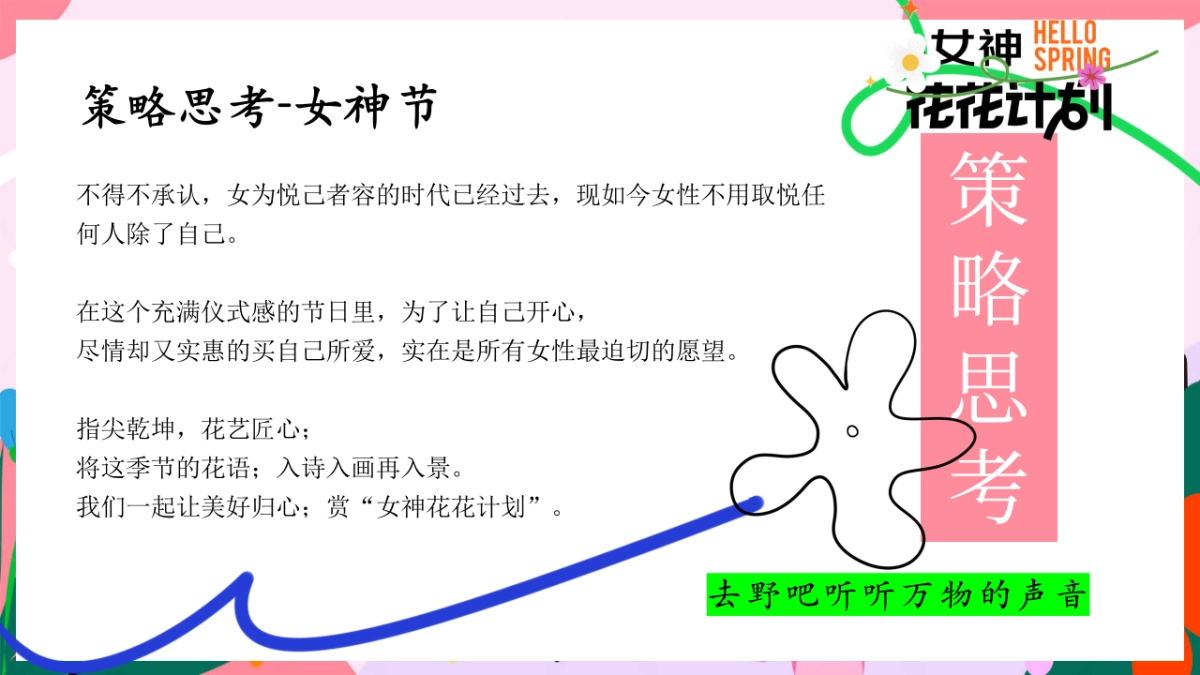 春日三八妇女节「女神花花计划主题」活动策划方案_第6页
