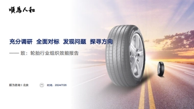 2024轮胎行业组织效能报告-顺为咨询