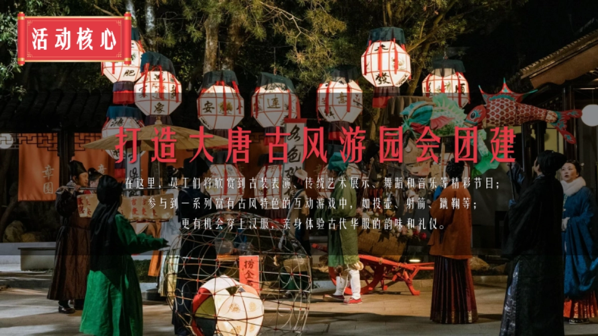 2025企业大唐奇妙夜国潮年会古风游园会「穿越时空 梦回大唐主题」活动策划方案_第7页