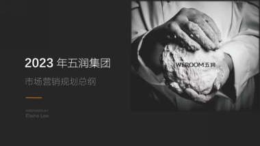 2023五润集团市场营销年度总纲