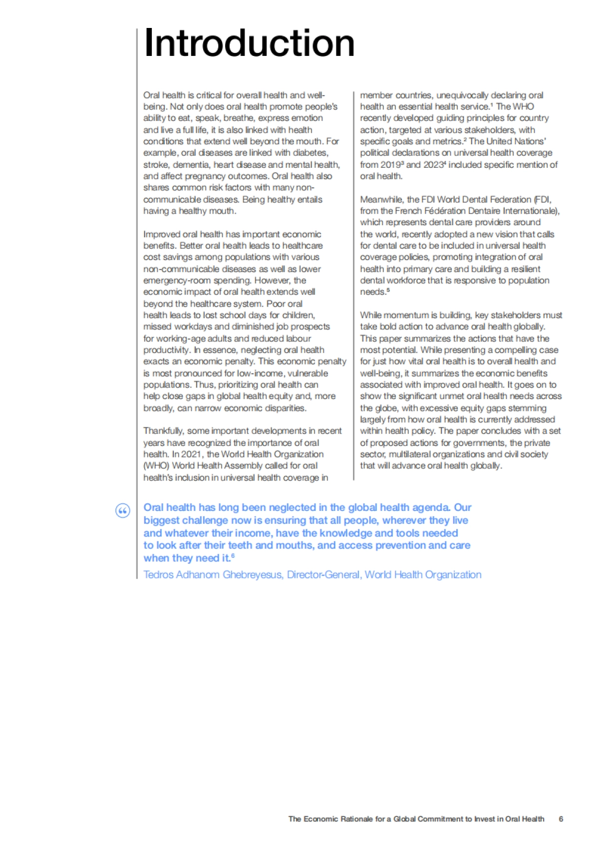 2024投资口腔健康全球承诺的经济合理性_第6页