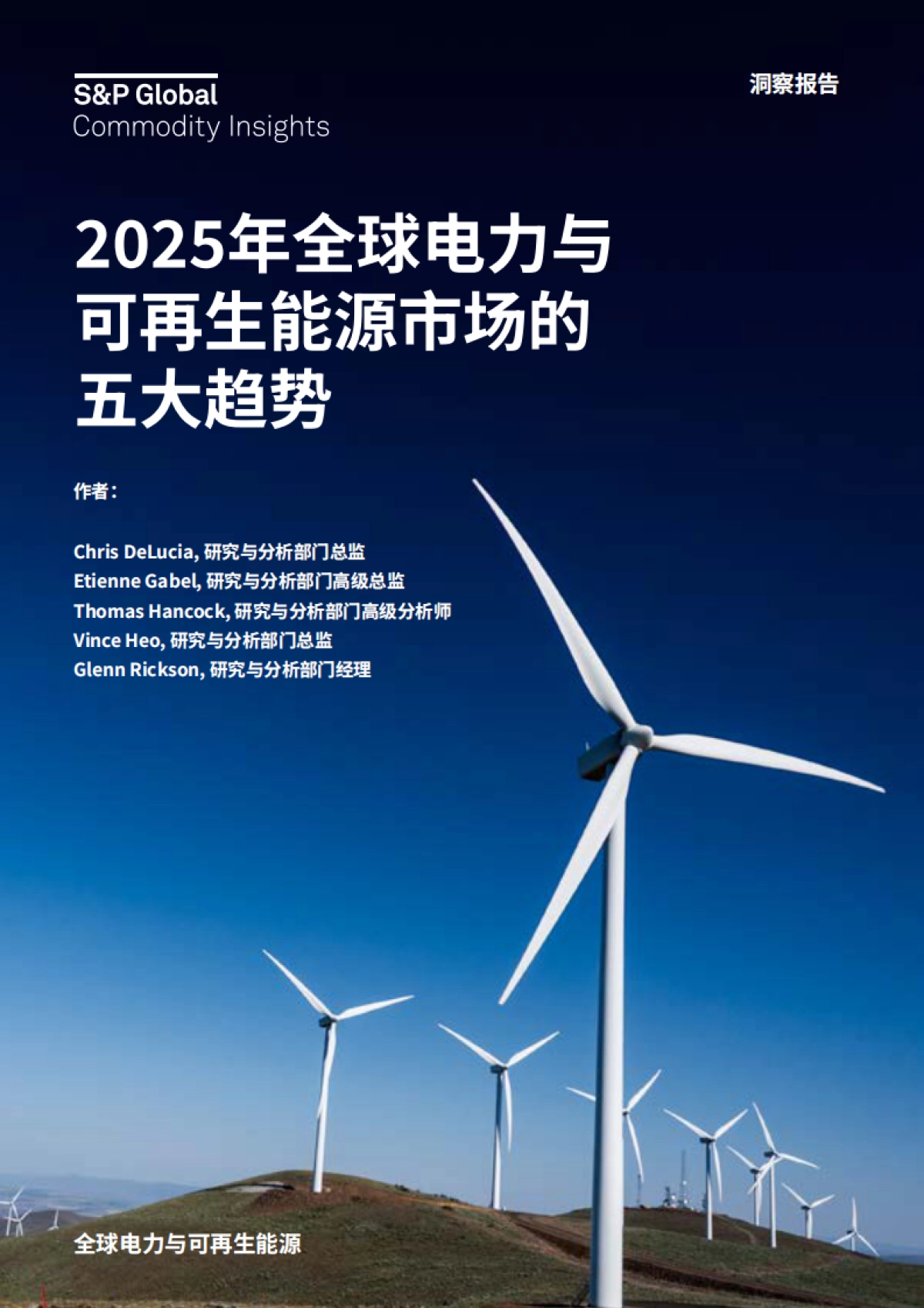 2025年全球电力与可再生能源市场的五大趋势报告_第1页
