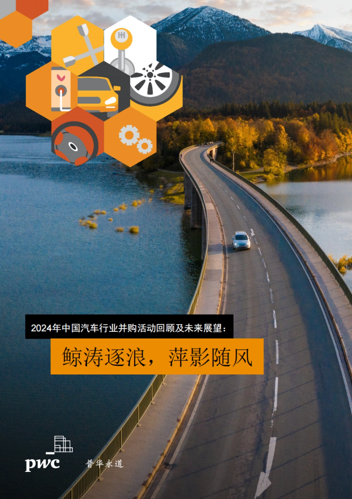 2024年中国汽车行业并购活动回顾及未来展望报告-鲸涛逐浪，萍影随风-普华永道_第1页
