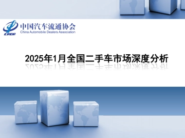 2025年1月全国二手车市场深度分析-乘联会