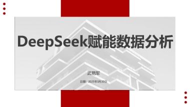 2025年DeepSeek赋能数据分析报告-武艳军