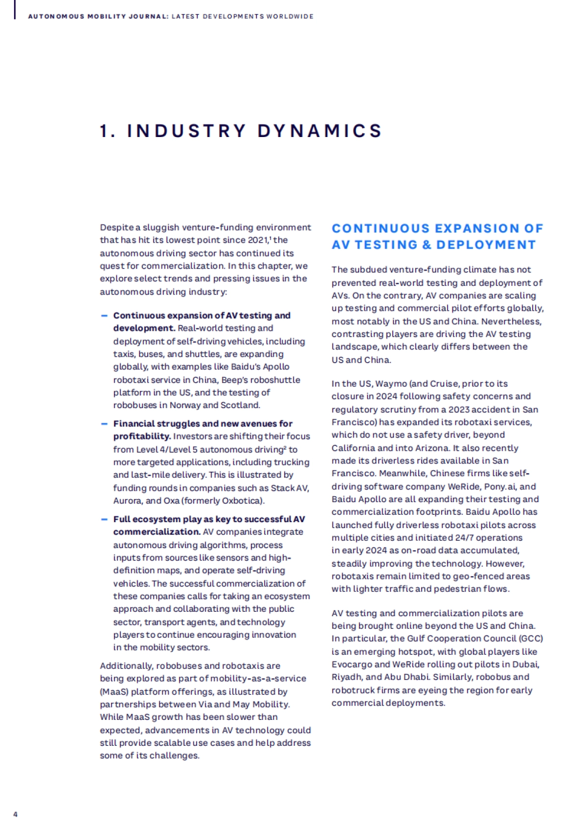 2025年全球自动驾驶行业洞察报告_第4页