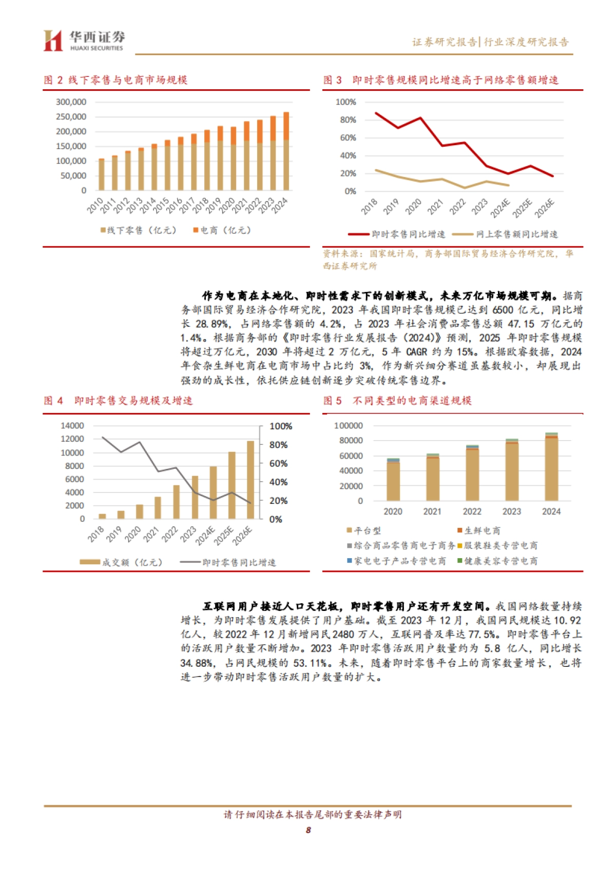 即时零售行业深度：电商的增量引擎，拥抱下沉市场新蓝海-华西证券_第8页