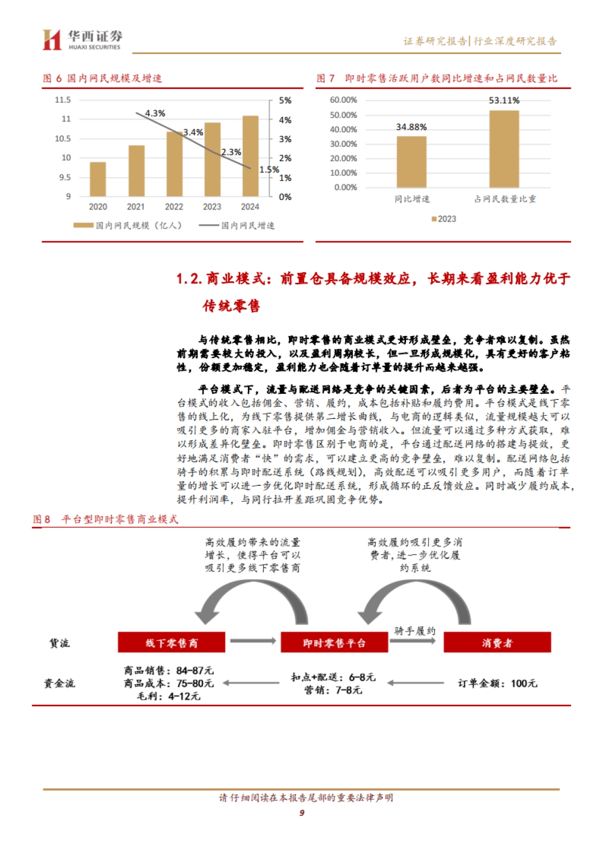 即时零售行业深度：电商的增量引擎，拥抱下沉市场新蓝海-华西证券_第9页