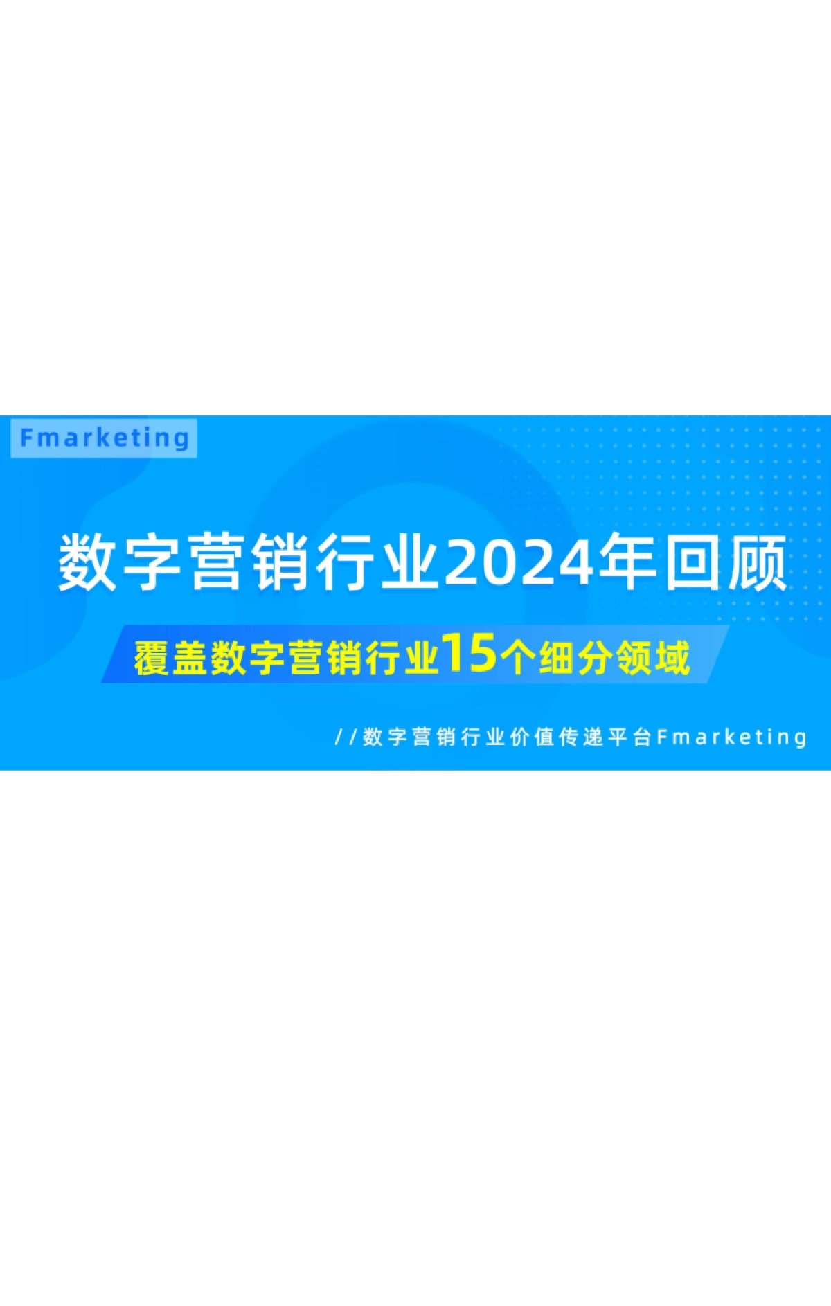数字营销行业2024年回顾-覆盖数字营销行业15个细分领域_第1页