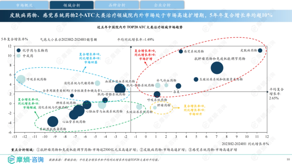 2023年H2-2024年H1中国药品市场分析报告-摩熵咨询_第10页