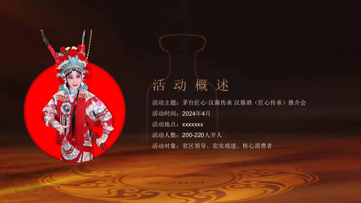 汉酱酒白酒品牌推介会「匠心传承+戏韵芳华主题」活动策划方案_第5页