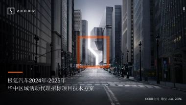 新能源汽车极氪华中区域营销活动代理招标项目技术方案-