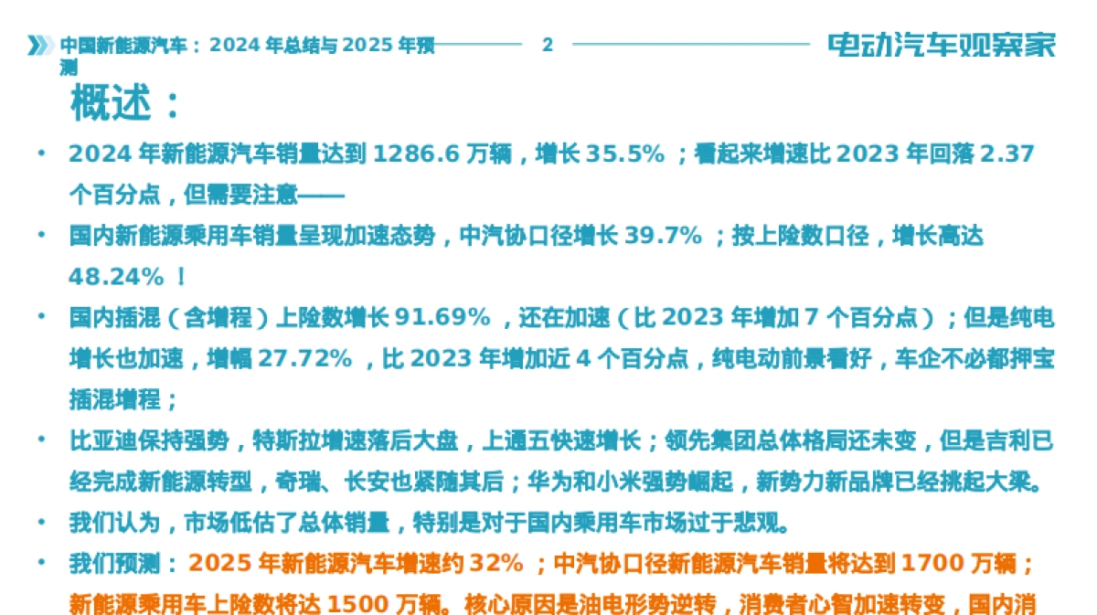 中国新能源汽车：2024年总结与2025年趋势报告_第2页