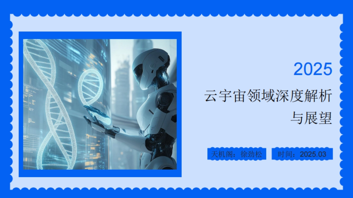 2025年云宇宙领域深度解析与展望报告_第1页