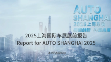 2025上海国际车展展前报告