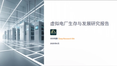 2025虚拟电厂生存与发展研究报告