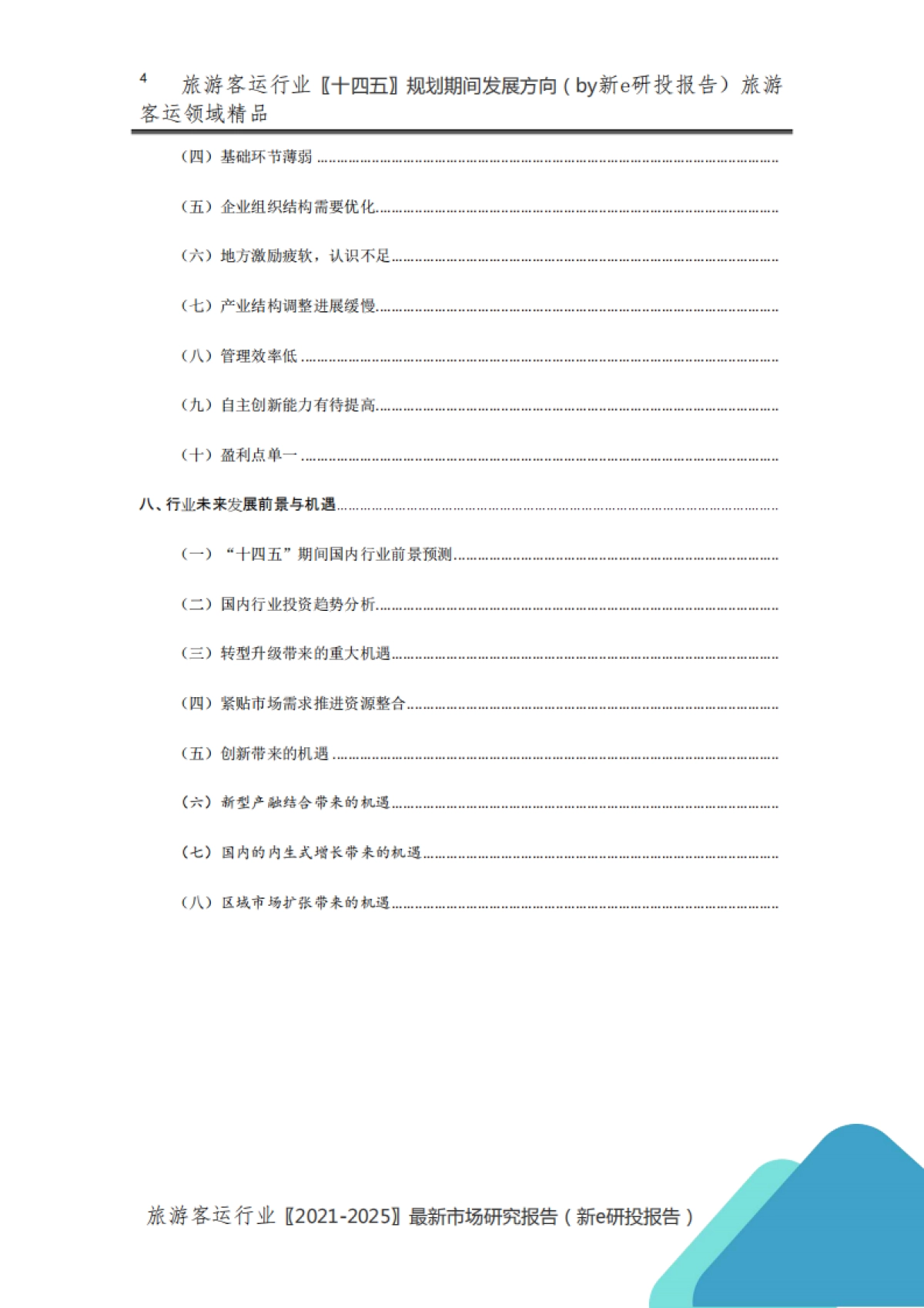 旅游客运行业市场发展形势及【“十四五规划”】行业发展预测报告_第4页