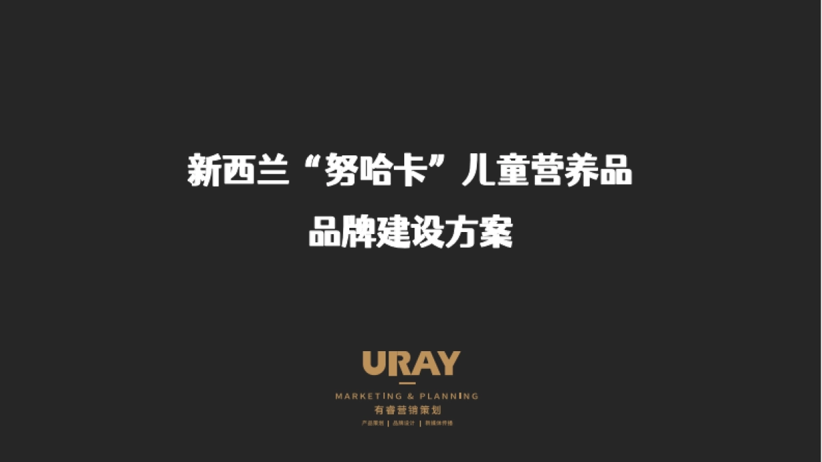 新西兰努哈卡儿童营养品品牌建设方案_第1页