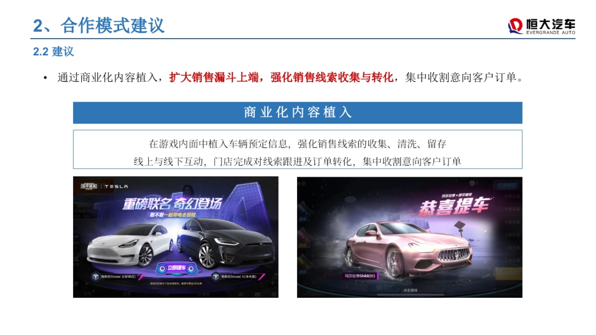 考古方案」恒大汽车与和平精英合作建议_第10页