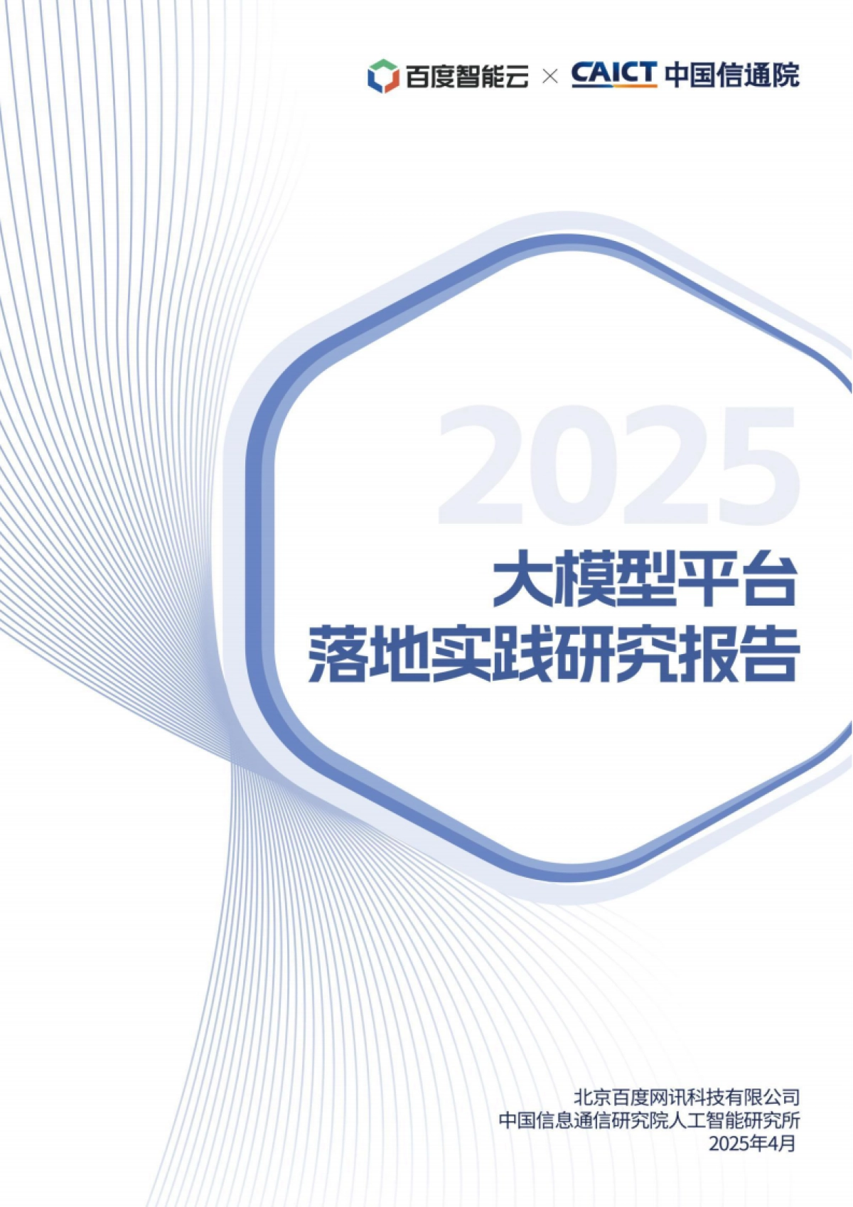 2025年大模型平台落地实践研究报告_第1页