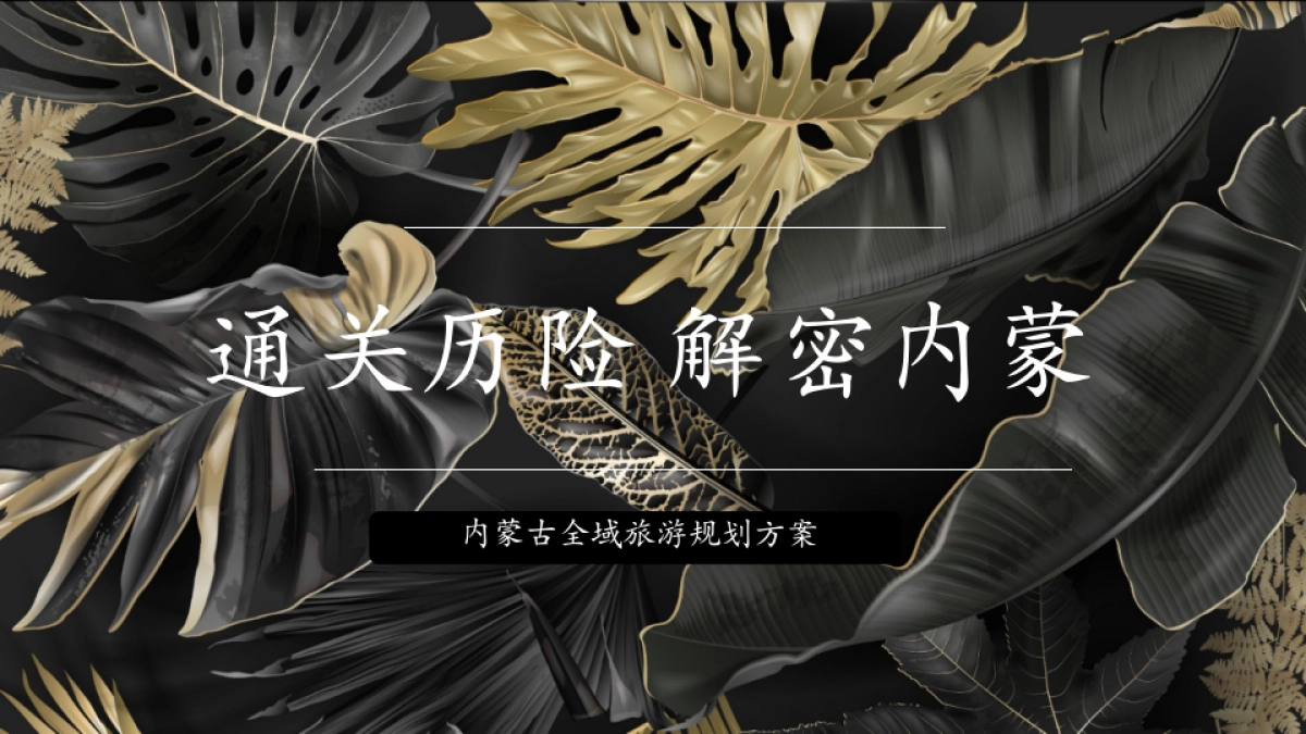 西部省份全域旅游规划方案_第1页