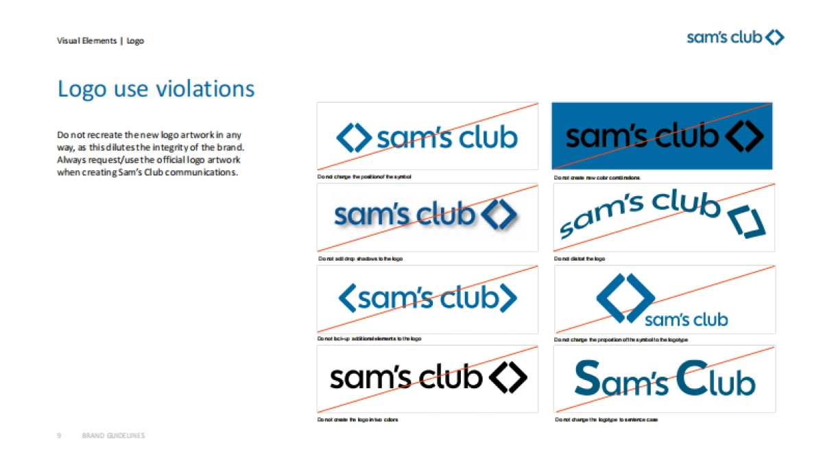 sam‘s club品牌手册_第9页
