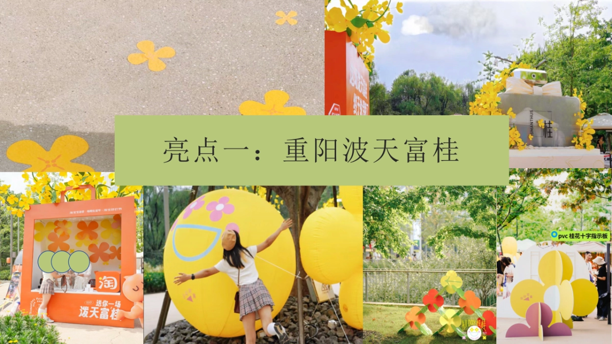 「桂花落 赴重阳」重阳节美陈打卡波天富桂文化老人桂花宾美食游戏互活动策划方案_第8页