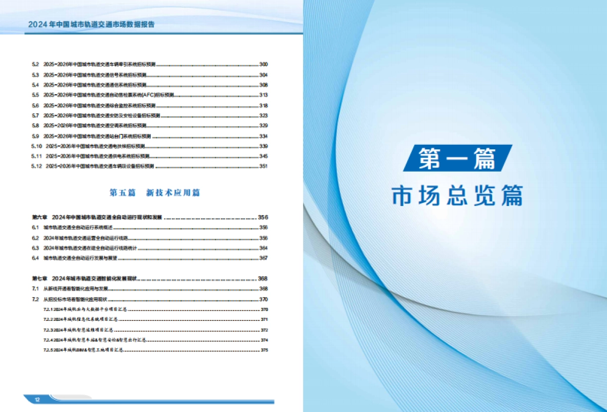 2024年中国城市轨道交通市场数据报告_第8页