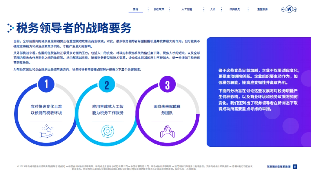 2025年驾驭税务变革的浪潮报告_第5页